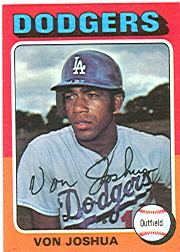 1975 Topps Baseball Cards      547     Von Joshua